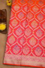 Banarasi Silk Peach Saree