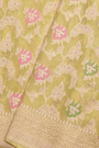 Banarasi Silk Light Yellow Saree