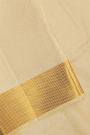 Kancheepuram Silk Cream Dhoti
