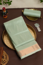 Kancheepuram Silk Pista Green Dhoti