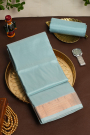 Kancheepuram Silk Sky Blue Dhoti