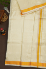 Kancheepuram Silk Off White Dhoti