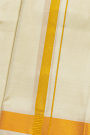 Kancheepuram Silk Off White Dhoti