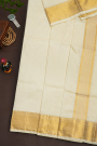Kancheepuram Silk Off White Dhoti