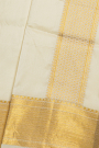 Kancheepuram Silk Off White Dhoti