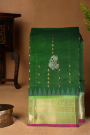 Kuppadam Sico Bottle Green Saree