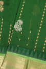 Kuppadam Sico Bottle Green Saree