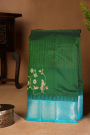 Kuppadam Sico Bottle Green Saree