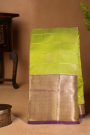 Kuppadam Sico Parrot Green Saree