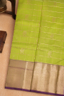 Kuppadam Sico Parrot Green Saree