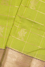 Kuppadam Sico Parrot Green Saree