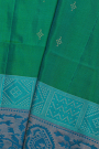 Coimbatore Soft Silk Peacock Green Saree