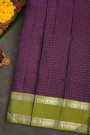 Coimbatore Soft Silk Dark Purple Saree