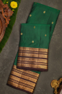 Coimbatore Soft Silk Bottle Green Saree
