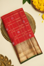 Coimbatore Soft Silk Red Saree