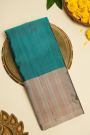 Coimbatore Soft Silk Teal Blue Saree