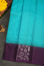 Coimbatore Soft Silk Sky Blue Saree