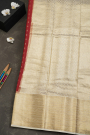 Mysore Crepe Maroon Saree