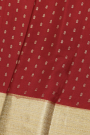 Mysore Crepe Maroon Saree