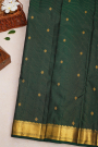 Kancheepuram Silk Bottle Green Saree