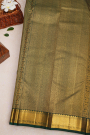 Kancheepuram Silk Bottle Green Saree