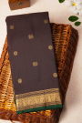 Kancheepuram Silk Brown Saree