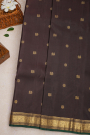 Kancheepuram Silk Brown Saree