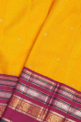 Kancheepuram Silk Yellow Saree