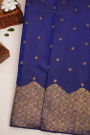 Kancheepuram Silk Navy Blue Saree