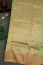 Chanderi Sico Green Saree