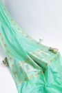 Banarasi Silk Sea Green Saree