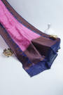 Designer Matka Silk Pink Saree