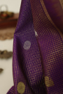 Kancheepuram Silk Purple Saree