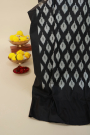 Ikkat Silk Yellow Saree