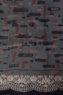 Designer Tussar Powder Blue Saree