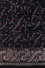 Designer Tussar Black Saree