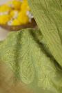 Designer Tussar Light Green Saree