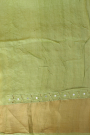 Designer Tussar Light Green Saree