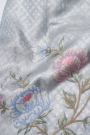 Fusion Tissue Grey Saree
