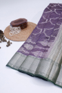 Designer Chiniya Royal Blue Saree