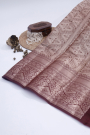 Designer Chiniya Mustard Saree