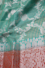 Designer Chiniya Green Saree