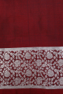 Venkatagiri Silk Bottle Green Saree