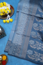 Coimbatore Soft Silk Grey Saree