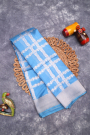 Designer Organza Blue Saree
