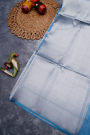 Designer Organza Blue Saree