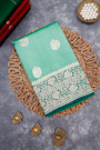 Matka Silk Sea Green Saree