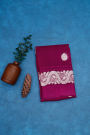 Designer Organza Magenta Saree