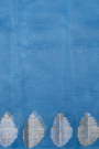 Designer Organza Sky Blue Saree