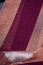 Designer Organza Magenta Saree